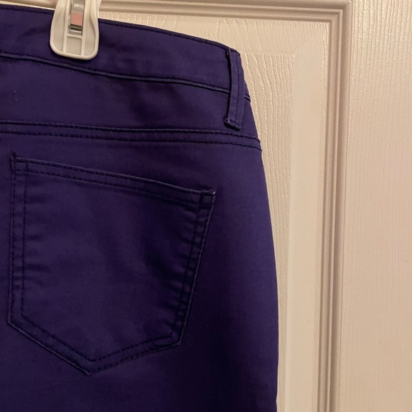 Nine West Purple Jeans | Cigarette fit | Skinny Leg | Size 10 | - Picture 6 of 7